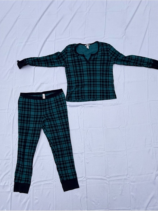 Victoria's Secret Other - #91 PINK By VS Green Plaid Pajama Set - Cozy Two-Piece Sleepwear size Xl NWOT!